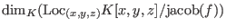 $\hbox{Loc}_{(x)}K[x_1,\ldots,x_n]$