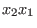 $x^{a_1}_1 x^{a_2}_2 \dots x^{a_n}_n$