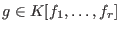 $I=\langle Y_1-f_1,\ldots,Y_r-f_r \rangle \subseteq
K[x_1,\ldots,x_n,Y_1,\ldots,Y_r]$