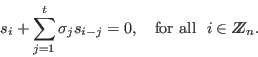 \begin{displaymath}
\sigma_i=(-1)^i\sum_{1\le j_1<j_2<\dots<j_i\le t}z_{j_1}z_{j_2}\dots z_{j_i}, \ 1\le i\le t.
\end{displaymath}