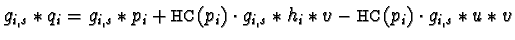 $g_{i,s} \ast q_i = g_{i,s} \ast p_i + {\sf HC}(p_i) \cdot g_{i,s} \ast h_i \ast v -
{\sf HC}(p_i) \cdot g_{i,s} \ast u \ast v$