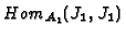 $ Hom_{A_1}(J_1,J_1)$