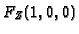 $ F_Z(1,0,0)$